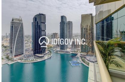 شقة - غرفة نوم - 2 حمامات للبيع في برج ليك سيتي - (JLT) مجمع D - أبراج بحيرات الجميرا - دبي