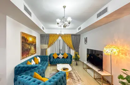 Apartment - 2 Bedrooms - 3 Bathrooms for rent in Beach Tower 2 - Al Khan Lagoon - Al Khan - Sharjah
