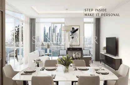 Apartment - 3 Bedrooms - 3 Bathrooms for rent in Palace Beach Residence Tower 1 - Palace Beach Residence - EMAAR Beachfront - Dubai Harbour - Dubai