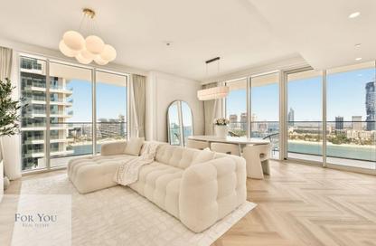 Apartment - 3 Bedrooms - 3 Bathrooms for rent in Beach Mansion Tower 1 - Beach Mansion - Emaar Beachfront - Dubai Harbour - Dubai