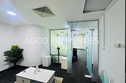 Office Space - Studio - 1 Bathroom for rent in The Prism - Business Bay - Dubai
