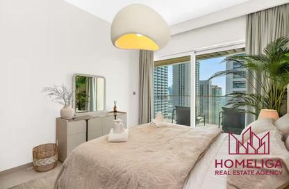 Apartment - 1 - 1 for rent in Grand Bleu Tower 1 - Emaar Beachfront - Dubai Harbour - Dubai