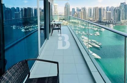 Apartment - 2 Bedrooms - 3 Bathrooms for rent in Damac Heights - Dubai Marina - Dubai