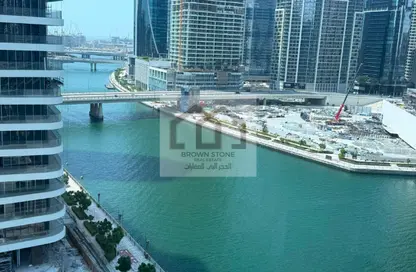 شقة - 1 حمام للايجار في برج وارف الغربي - الخليج التجاري - دبي