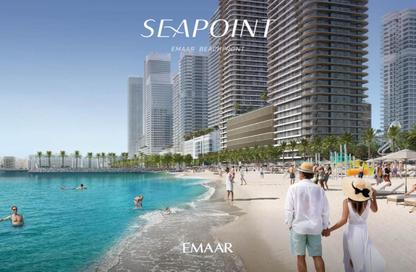 شقة - غرفة نوم - 1 حمام للبيع في برج Seapoint 2 - سي بوينت - إعمار بيتشفرونت - دبي هاربور - دبي