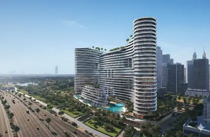 Apartment - 1 Bedroom - 1 Bathroom for sale in Binghatti Aquarise - Business Bay - Dubai