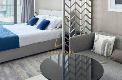 Apartment - Studio - 1 Bathroom for rent in Damac Maison Prive B - Damac Maison Prive - Business Bay - Dubai