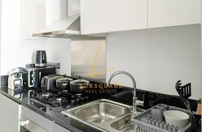 Apartment - Studio - 1 Bathroom for rent in Damac Maison Prive B - Damac Maison Prive - Business Bay - Dubai