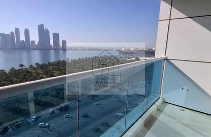 Apartment - 3 Bedrooms - 4 Bathrooms for rent in Lotus Tower - Al Majaz 1 - Al Majaz - Sharjah