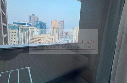 شقة - 1 - 2 للايجار في برج النخلة 3 - أبراج النخلة - المجاز - الشارقة