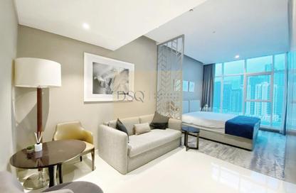 Apartment - Studio - 1 for rent in Damac Maison Prive B - Damac Maison Prive - Business Bay - Dubai