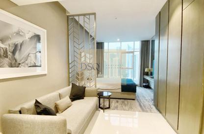 Apartment - Studio - 1 for rent in Damac Maison Prive B - Damac Maison Prive - Business Bay - Dubai