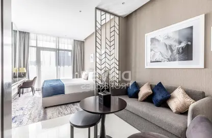 Apartment - Studio - 1 Bathroom for rent in Damac Maison Prive B - Damac Maison Prive - Business Bay - Dubai