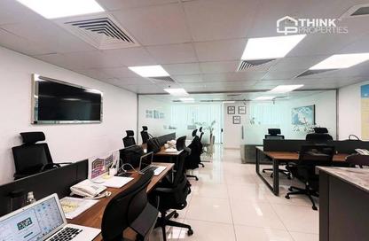 Office Space - Studio - 1 Bathroom for rent in The Binary Tower - Business Bay - Dubai