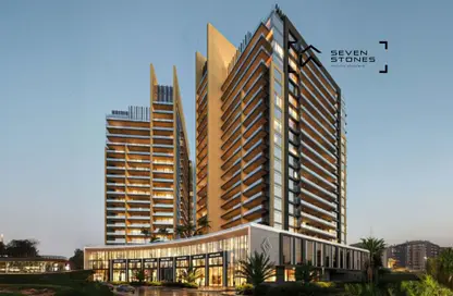 Apartment - 2 Bedrooms - 3 Bathrooms for sale in Butterfly Towers - Arjan - Dubai