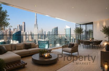 Apartment - 4 Bedrooms - 7 Bathrooms for rent in Volante 2 - Business Bay - Dubai