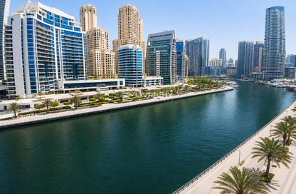 Apartment - 2 Bedrooms - 2 Bathrooms for rent in Panoramic Tower - Dubai Marina - Dubai