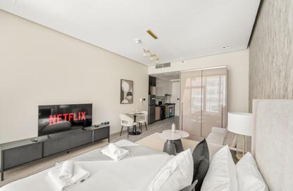 Apartment - Studio - 1 Bathroom for rent in Binghatti Crystals - Dubai Silicon Oasis - Dubai