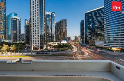 شقة - غرفة نوم - 2 حمامات للايجار في بلفيو برج 2 - أبراج بلفيو - وسط مدينة دبي - دبي