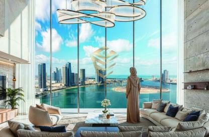 Apartment - 2 Bedrooms - 3 Bathrooms for sale in Al Ghaf Tower - Al Khan - Sharjah