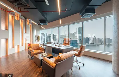 Office Space - Studio - 1 Bathroom for rent in The Prime Tower - Business Bay - Dubai