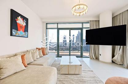 شقة - 3 - 3 للايجار في برج Marina Vista 2 - مارينا فيستا - إعمار بيتشفرونت - دبي هاربور - دبي