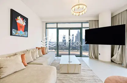 شقة - 3 غرف نوم - 3 حمامات للايجار في برج Marina Vista 2 - مارينا فيستا - إعمار بيتشفرونت - دبي هاربور - دبي