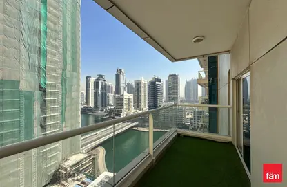 شقة - غرفة نوم - 2 حمامات للايجار في برج كنتننتال - دبي مارينا - دبي