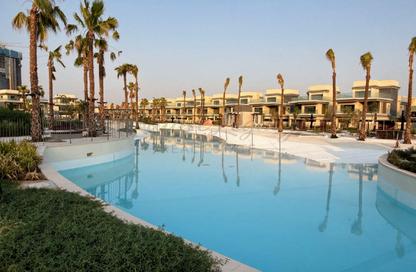 Townhouse - 4 - 3 for rent in Portofino - Damac Lagoons - Dubai