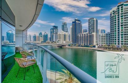 Duplex - 3 Bedrooms - 4 Bathrooms for rent in Continental Tower - Dubai Marina - Dubai
