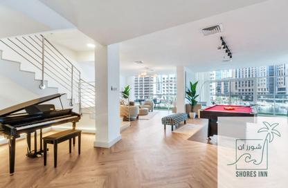 Duplex - 3 Bedrooms - 4 Bathrooms for rent in Continental Tower - Dubai Marina - Dubai