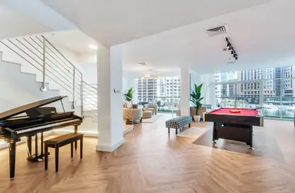 دوبلكس - 3 غرف نوم - 4 حمامات للايجار في برج كنتننتال - دبي مارينا - دبي