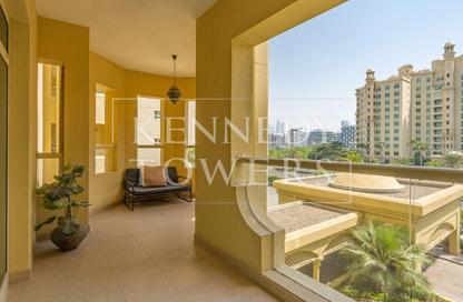 Apartment - 2 - 2 for rent in Al Haseer - Shoreline Apartments - Palm Jumeirah - Dubai