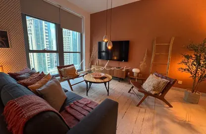 شقة - غرفة نوم - 1 حمام للايجار في كلارين 1 - أبراج كلارين - وسط مدينة دبي - دبي