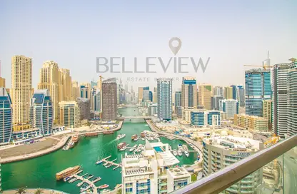 شقة - 3 غرف نوم - 3 حمامات للايجار في برج دي إي سي 2 - D.E.C.  أبراج - دبي مارينا - دبي