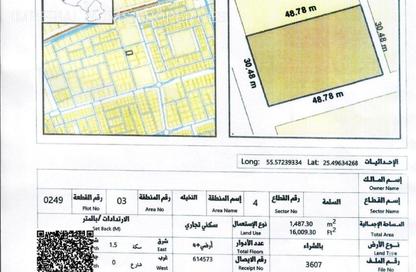 أرض - استوديو للبيع في ضاحية السلامة - أم القيوين