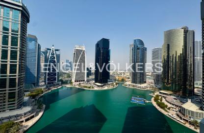 Apartment - Studio - 1 Bathroom for rent in Lake Terrace - JLT Cluster D - Jumeirah Lake Towers - Dubai