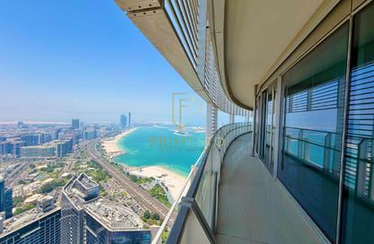 Apartment - 4 - 5 for rent in Landmark Tower - Corniche Road - Abu Dhabi