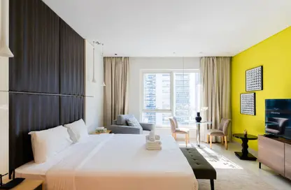 Apartment - Studio - 1 Bathroom for rent in DAMAC Maison Canal Views - Business Bay - Dubai