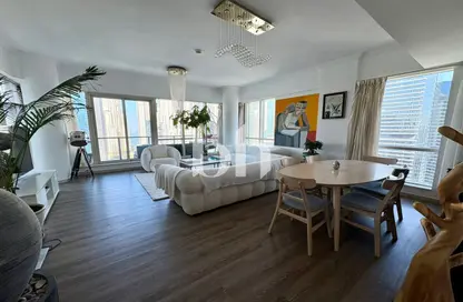 شقة - 2 غرف نوم - 2 حمامات للايجار في المجرة 2 - المجرة - دبي مارينا - دبي