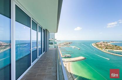 Apartment - 2 - 2 for rent in Beach Isle Tower 1 - Beach Isle - Emaar Beachfront - Dubai Harbour - Dubai