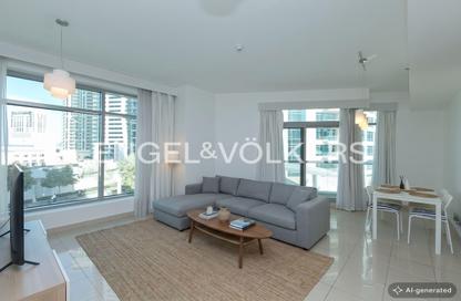 Apartment - 1 Bedroom - 2 Bathrooms for rent in Fairfield Tower - Park Island - Dubai Marina - Dubai