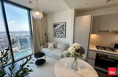 شقة - غرفة نوم - 1 حمام للايجار في برج The Crest B - ذا كريست - صبحا هارتلاند - مدينة الشيخ محمد بن راشد - دبي