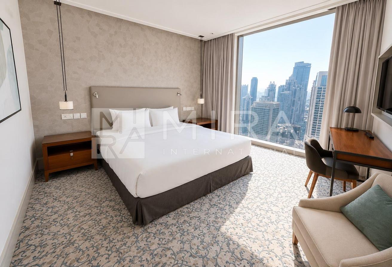 Burj Khalifa View | Vacant | High Floor photo 13