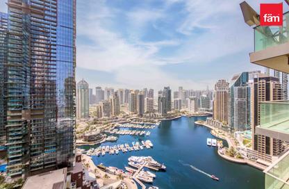 Apartment - 3 - 4 for rent in Damac Heights - Dubai Marina - Dubai