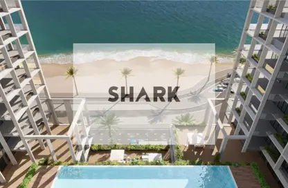 شقة - 1 حمام للبيع في برج موجان - طريق كورنيش عجمان - عجمان