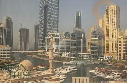 Apartment - 2 - 2 for rent in Escan Tower - Dubai Marina - Dubai