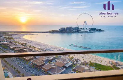 Apartment - 2 Bedrooms - 3 Bathrooms for rent in Rimal 2 - Rimal - Jumeirah Beach Residence - Dubai