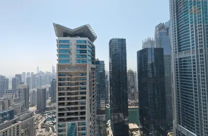 شقة - غرفة نوم - 2 حمامات للبيع في برج ماج 218 - دبي مارينا - دبي