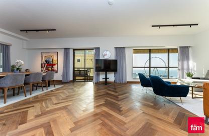 Apartment - 4 Bedrooms - 5 Bathrooms for rent in Rimal 4 - Rimal - Jumeirah Beach Residence - Dubai